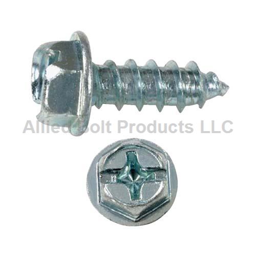 #10 X 2" HEX WASHER SLOTTED AB TAPPING SCREW